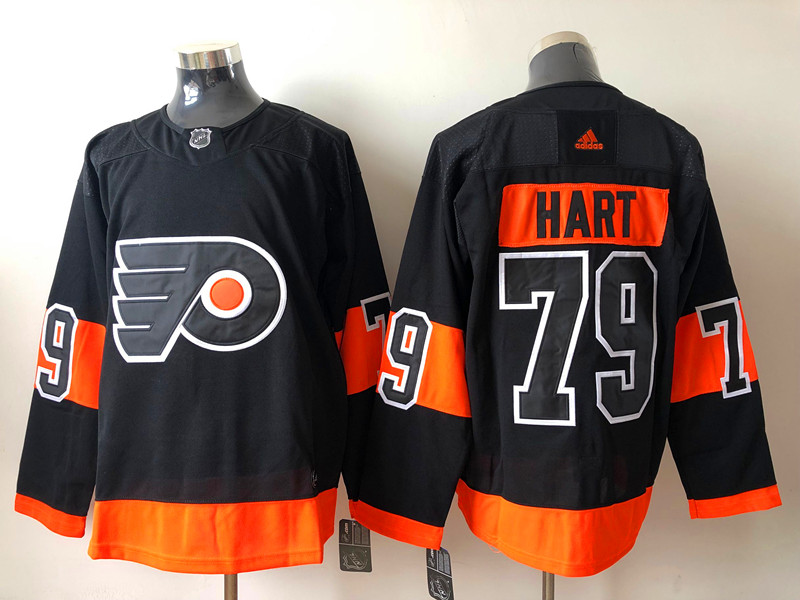 Men's Philadelphia Flyers Carter Hart #79 Black Jersey